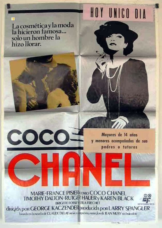 COCO CHANEL MOVIE POSTER - CHANEL (SOLITAIRE) MOVIE POSTER