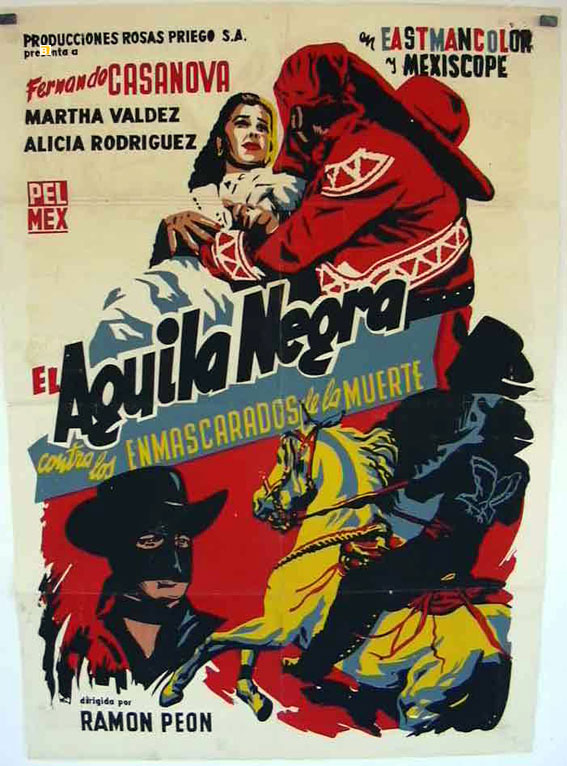 guia pelicula el aguila negra contra los diablo - Comprar Guias  publicitários de filmes no todocoleccion