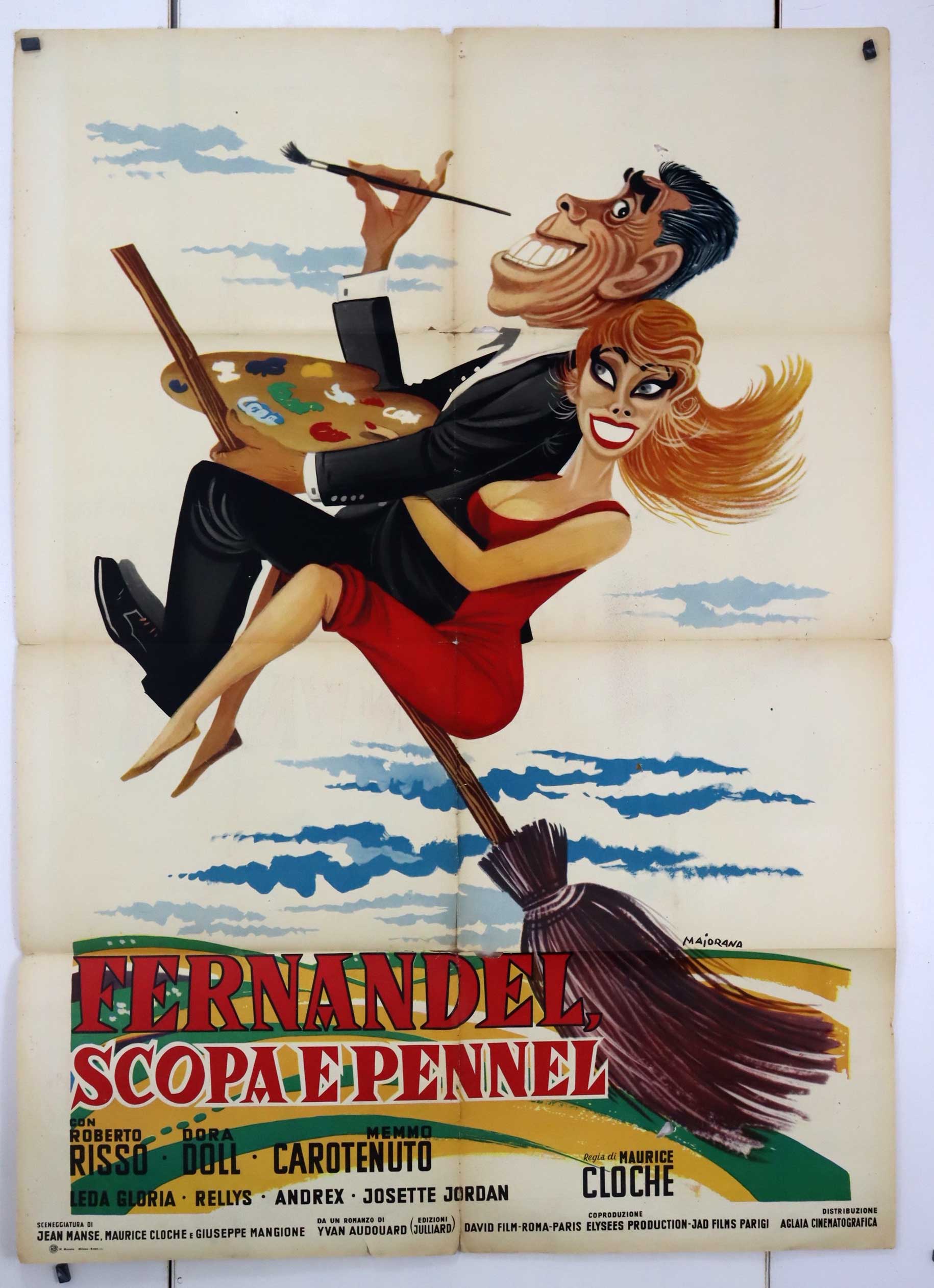 FERNANDEL SCOPA E PENNEL