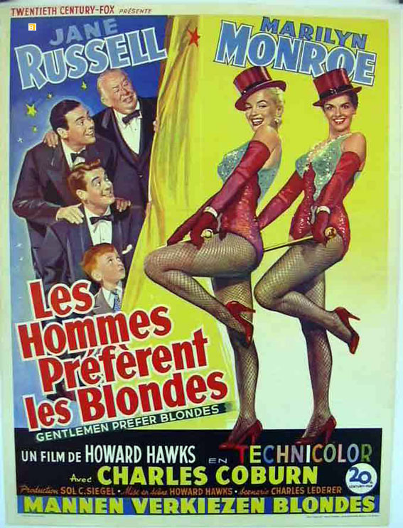 HOMMES PREFERENT LES BLONDES, LES