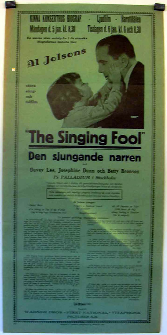 SINGING FOOL, THE