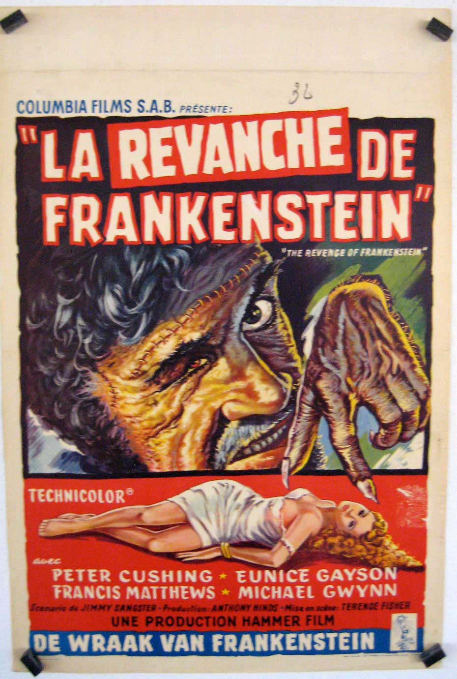  LA REVANCHE DE FRANKENSTEIN 