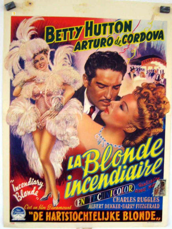 LA BLONDE INCENDIAIRE