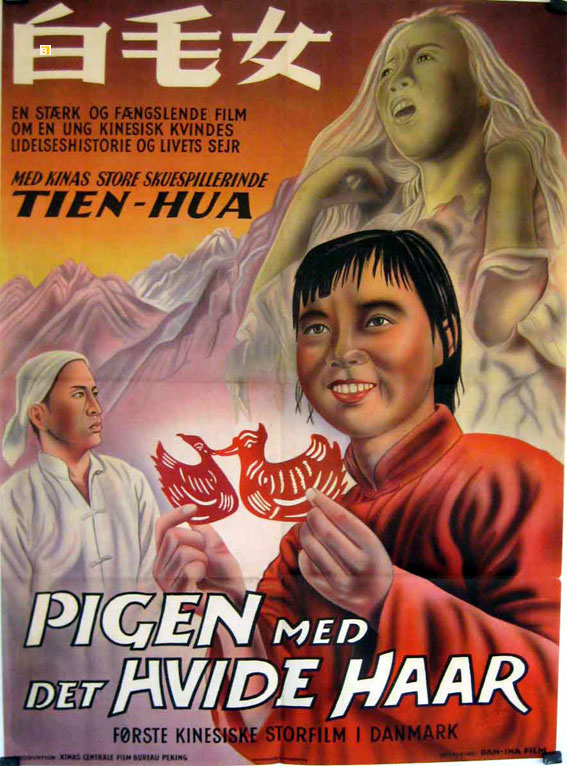 PIGEN MED DET HVIDE HAAR