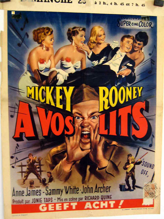 MICKEY ROONEY A VOS LITS