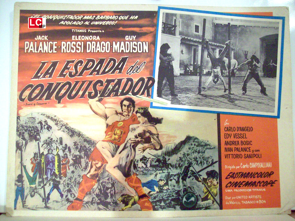 "ROSMUNDA E ALBOINO" MOVIE POSTER - "ROSMUNDA E ALBOINO" MOVIE POSTER