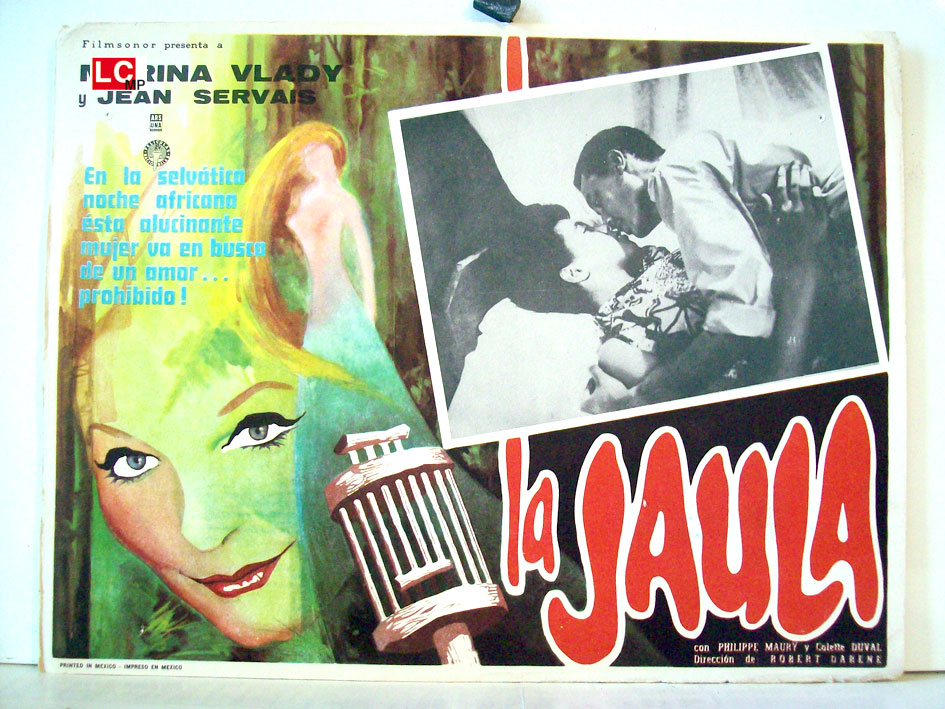 "LA JAULA" MOVIE POSTER "LA CAGE" MOVIE POSTER