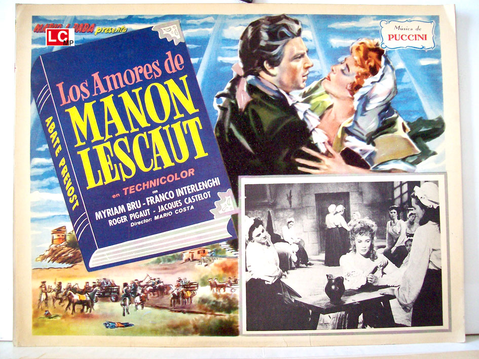 Manon Lescaut Poster