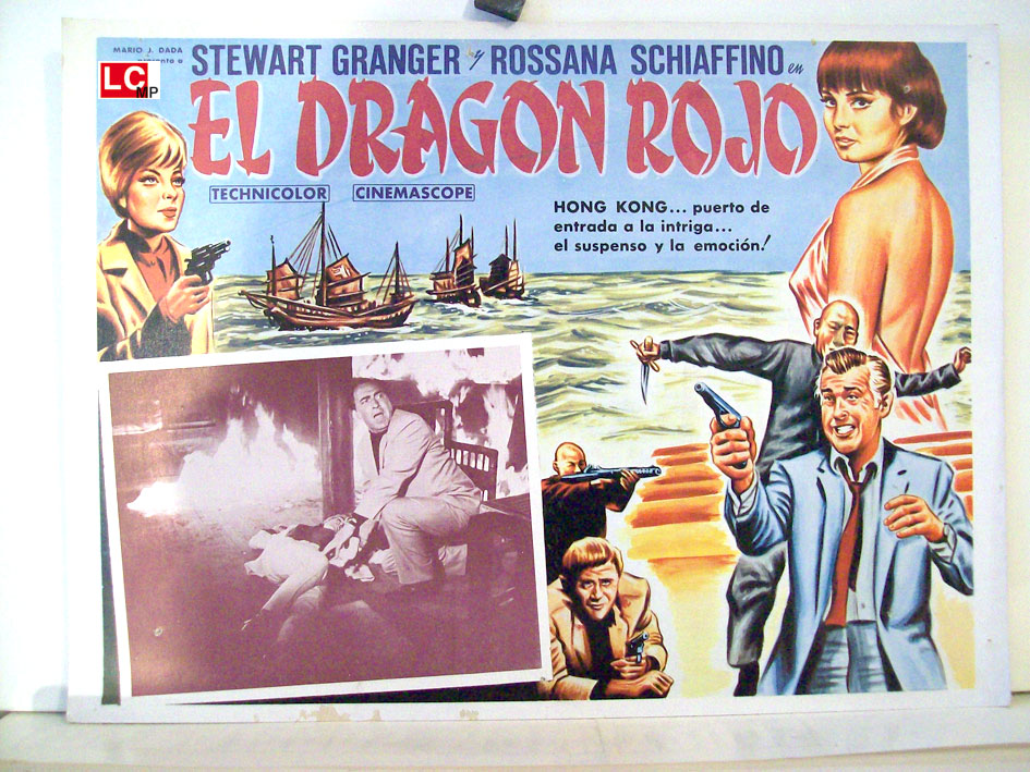 "EL DRAGON ROJO" MOVIE POSTER - "DAS GEHEIMNIS DER DREI DSCHUNKEN