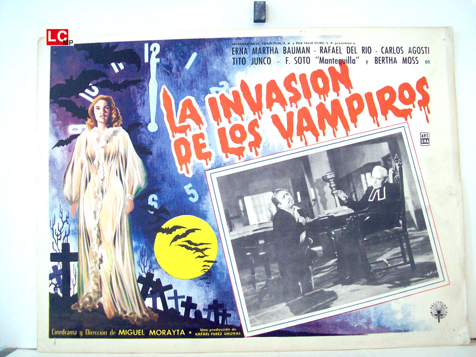 "LA INVASION DE LOS VAMPIROS" MOVIE POSTER - "LA INVASION DE LOS