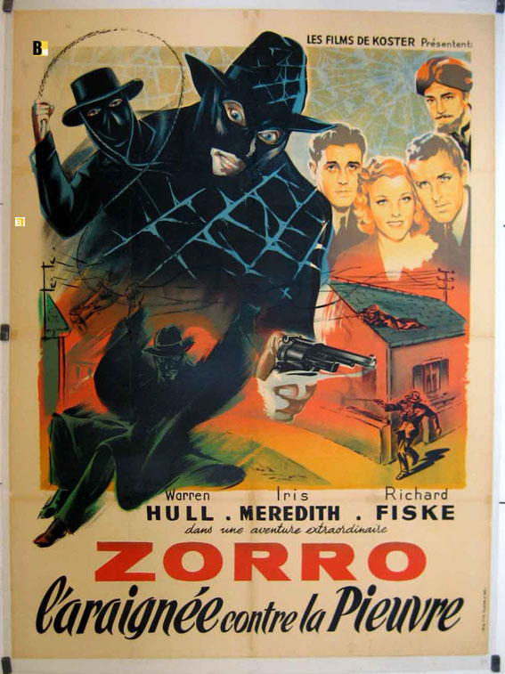 ZORRO ARAIGNEE CONTRE LA PIEUVRE