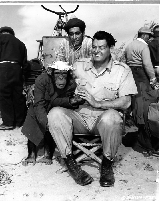 "JOHNNY WEISSMULLER" MOVIE POSTER "KILLER APE" MOVIE POSTER