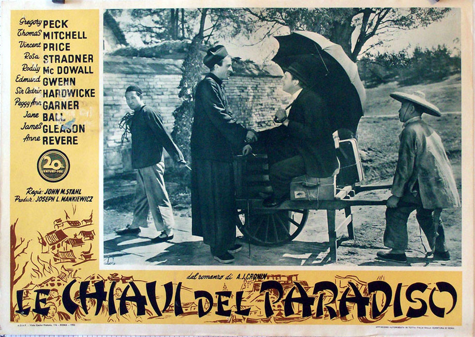  LE CHIAVI DEL PARADISO MOVIE POSTER THE KEY OF THE KINGDOM MOVIE 