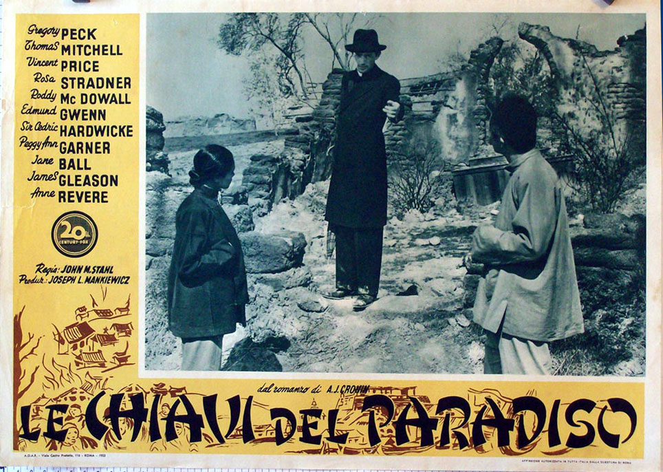 LE CHIAVI DEL PARADISO MOVIE POSTER THE KEY OF THE KINGDOM MOVIE 