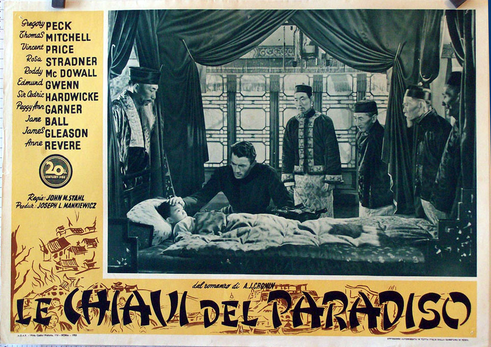  LE CHIAVI DEL PARADISO MOVIE POSTER THE KEY OF THE KINGDOM MOVIE 