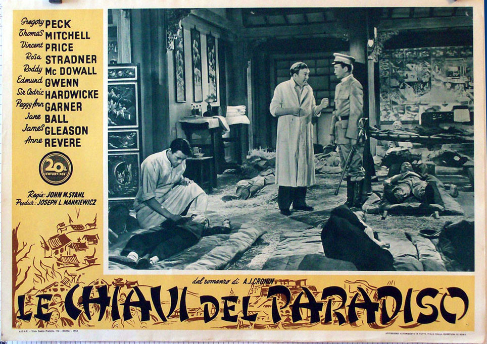  LE CHIAVI DEL PARADISO MOVIE POSTER THE KEY OF THE KINGDOM MOVIE 