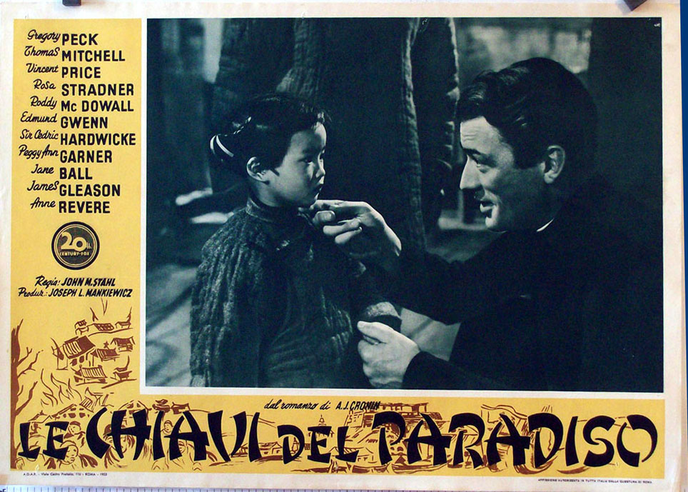  LE CHIAVI DEL PARADISO MOVIE POSTER THE KEY OF THE KINGDOM MOVIE 