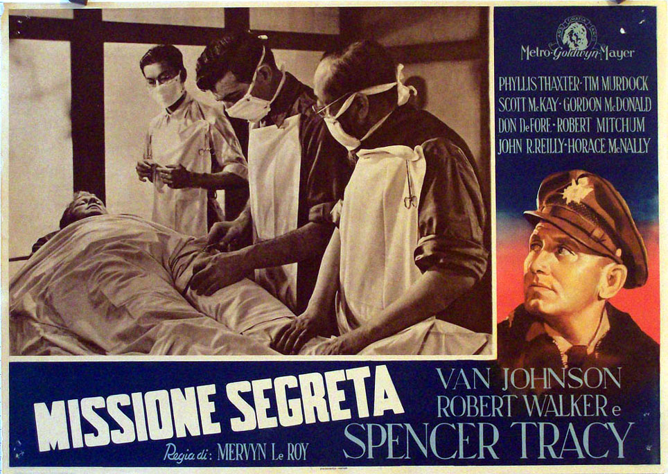 MISSIONE SEGRETA MOVIE POSTER THIRTY SECONDS OVER TOKYO MOVIE POSTER