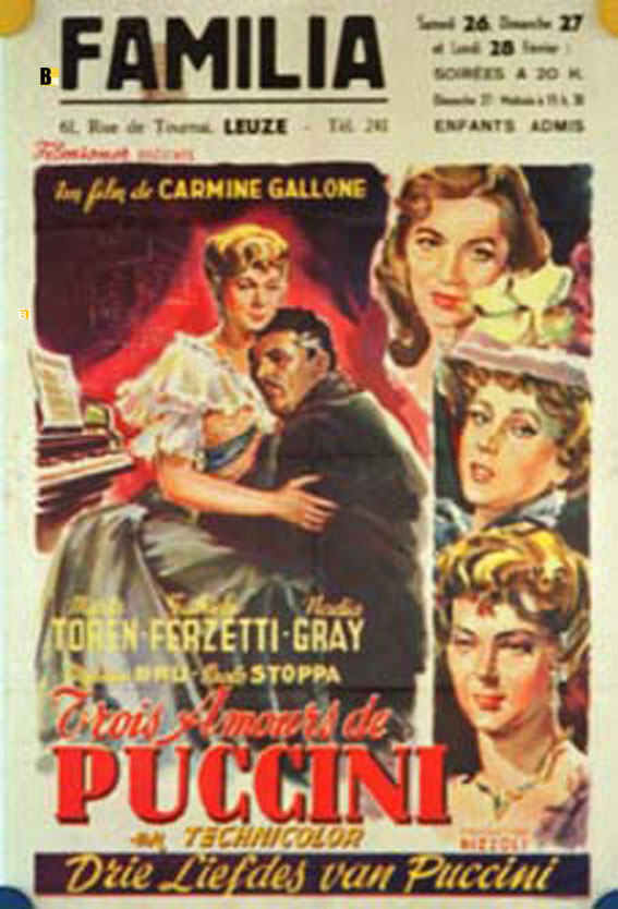 TROIS AMOURS DE PUCCINI