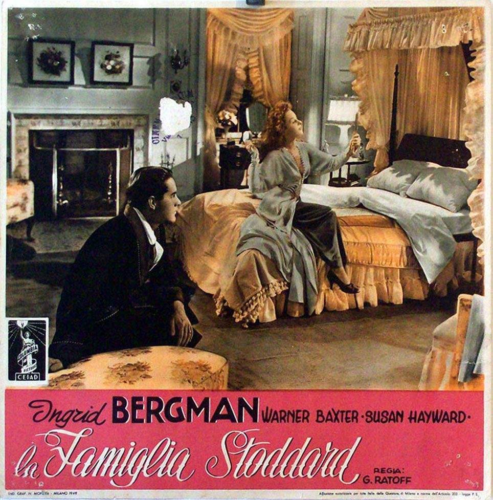 "LA FAMIGLIA STODDARD" MOVIE POSTER "ADAM HAD FOUR SONS" MOVIE POSTER