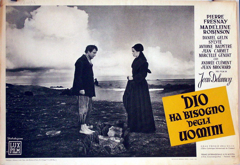 "DIEU A BESOIN DES HOMMES" MOVIE POSTER "DIEU A BESOIN DES HOMMES