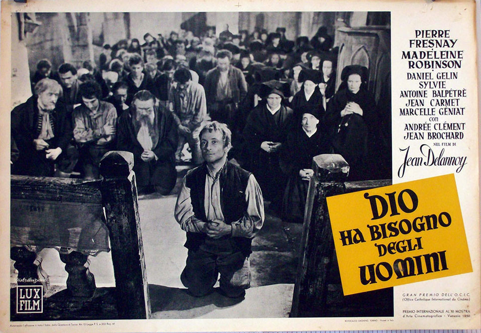 "DIOS NECESITA HOMBRES" MOVIE POSTER "DIEU A BESOIN DES HOMMES" MOVIE