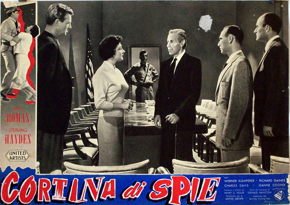  CORTINA DI SPIE MOVIE POSTER FIVE STEPS TO DANGER MOVIE POSTER