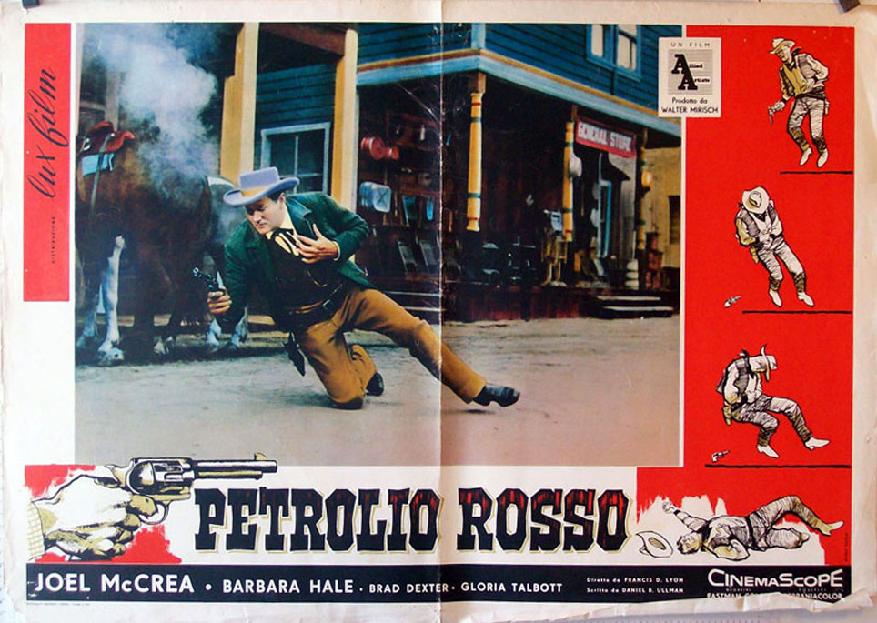  PETROLIO ROSSO MOVIE POSTER THE OKLAHOMAN MOVIE POSTER