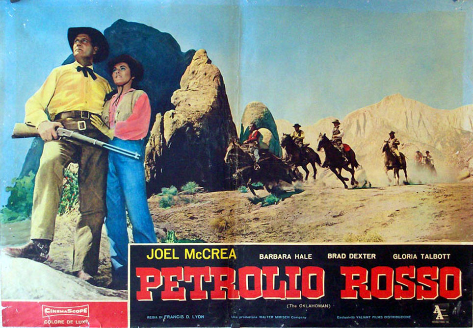  PETROLIO ROSSO MOVIE POSTER THE OKLAHOMAN MOVIE POSTER