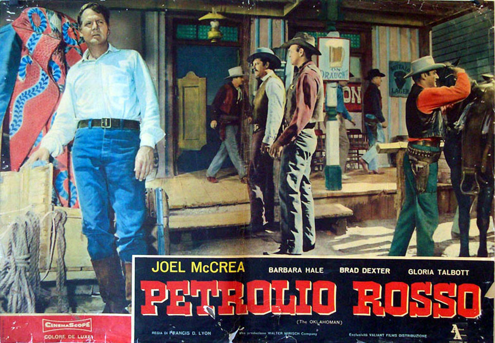  PETROLIO ROSSO MOVIE POSTER THE OKLAHOMAN MOVIE POSTER