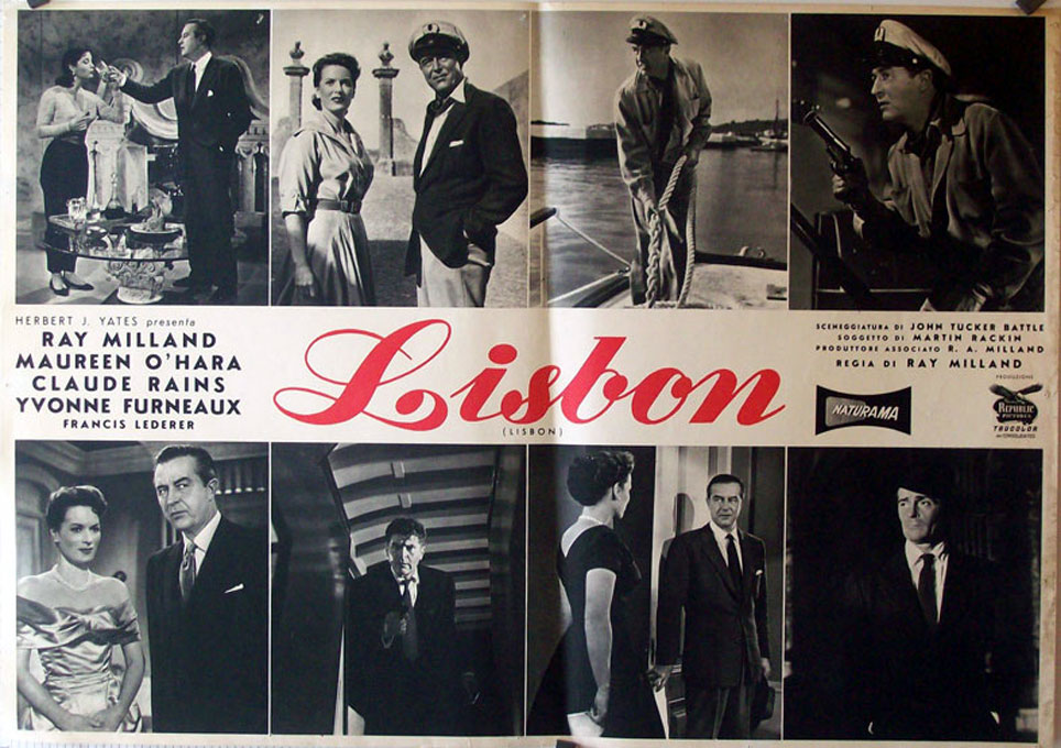 "LISBON" MOVIE POSTER "LISBOA" MOVIE POSTER