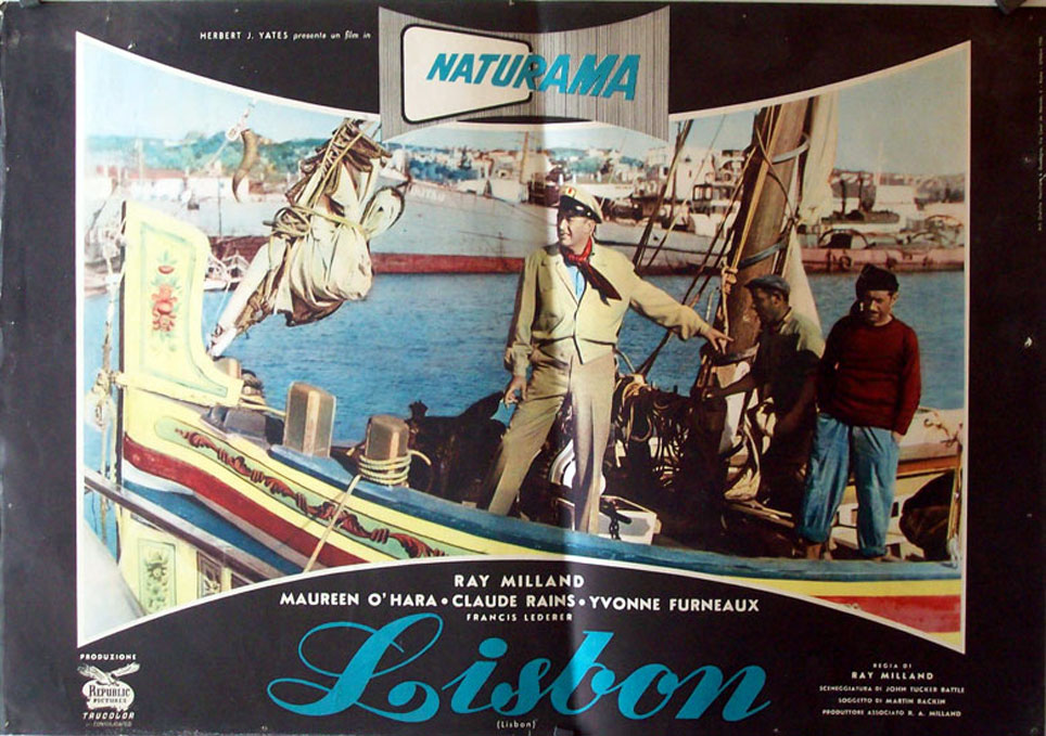 "LISBON" MOVIE POSTER "LISBOA" MOVIE POSTER