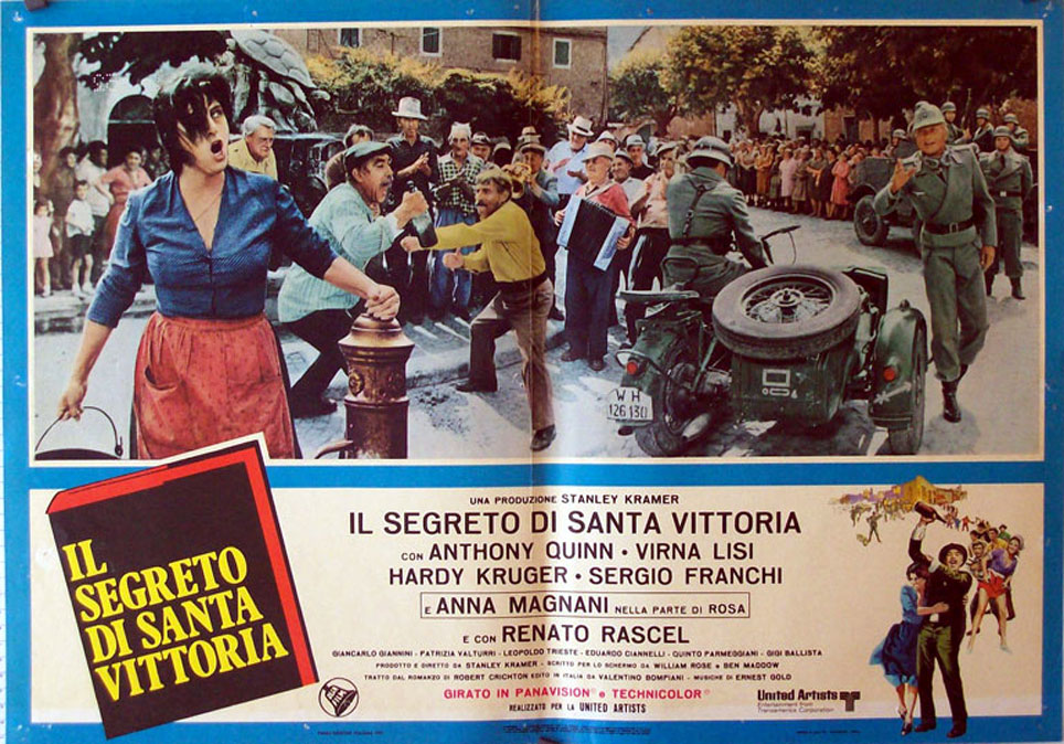 "SECRETO DE SANTA VITTORIA, EL" MOVIE POSTER - "THE SECRET OF SANTA