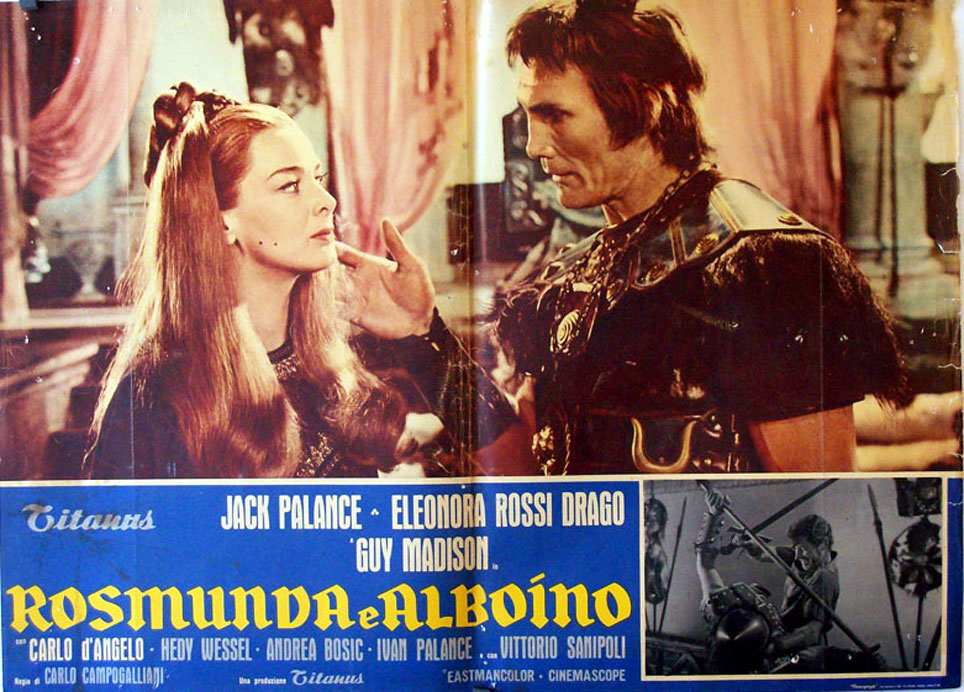 "ROSMUNDA E ALBOINO" MOVIE POSTER - "ROSMUNDA E ALBOINO" MOVIE POSTER