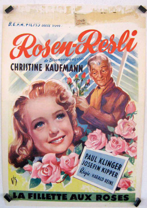 LA FILLETTE AUX ROSES