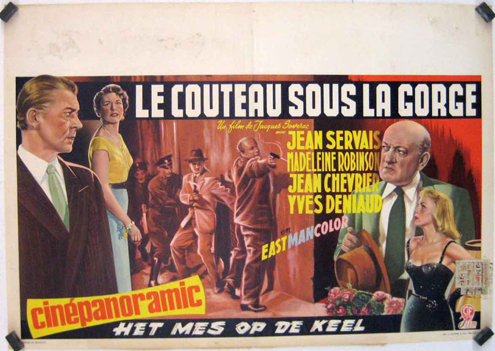 LE COUTEAU SOUS LA GORGE