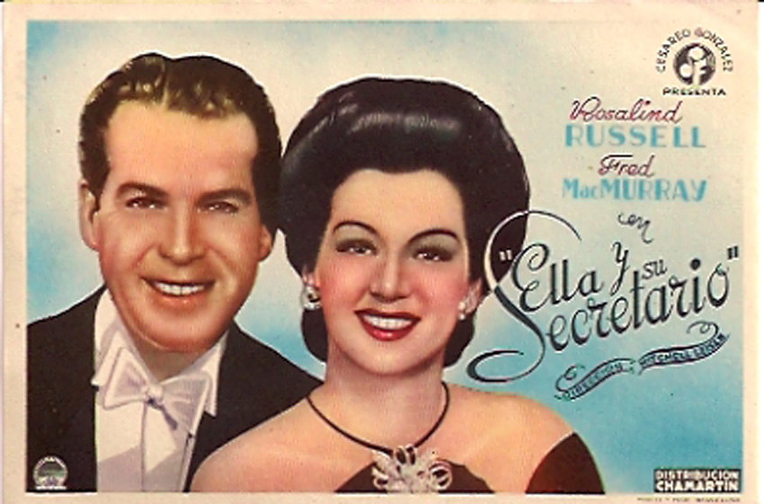  ELLA Y SU SECRETARIO MOVIE POSTER TAKE A LETTER DARLING MOVIE POSTER