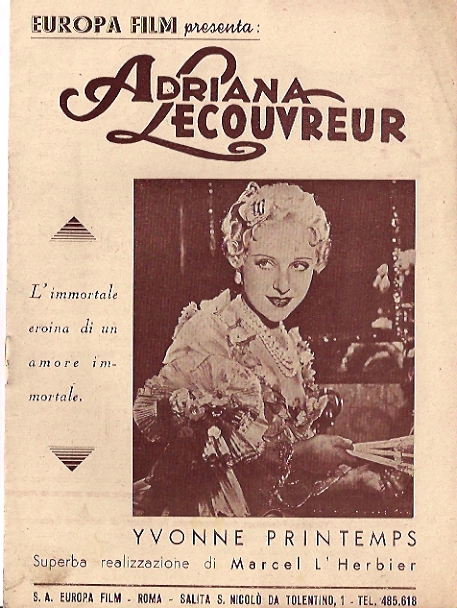 ADRIANA LECOUVREUR