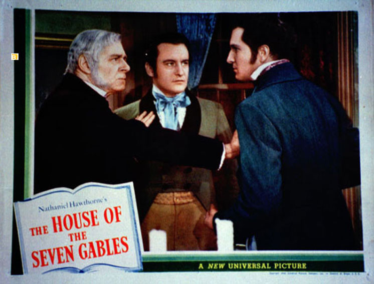 "HOUSE OF THE SEVEN GABLES, THE" MOVIE POSTER "THE HOUSE OF THE SEVEN